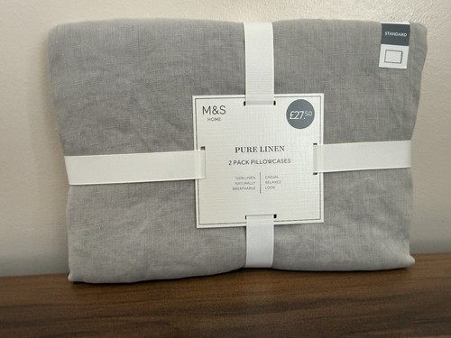 Pure linen pillowcases x2 - linen,