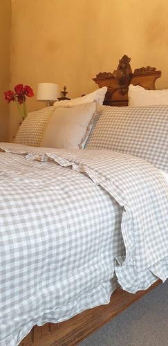 Pure french gingham - gingham, linen