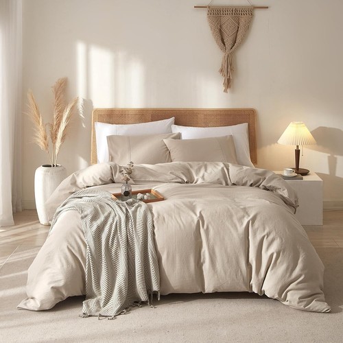 French linen double duvet - linen,