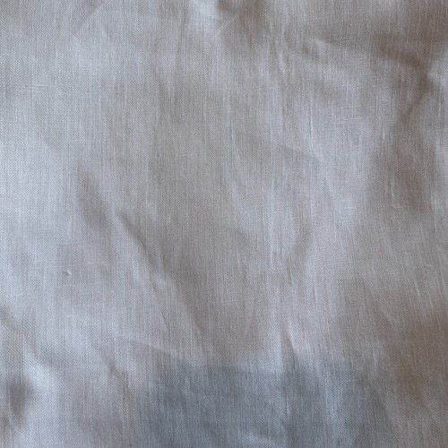 White 100 flax - white, fabric