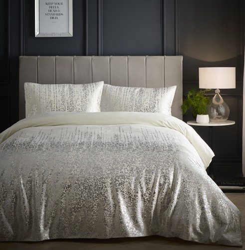 Metallic soft velvet duvet - metallic,