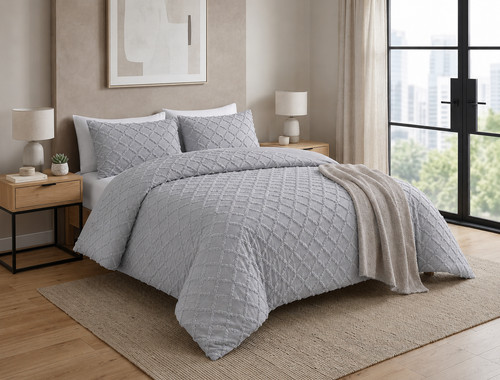 Tufted duvet cover - tufted,