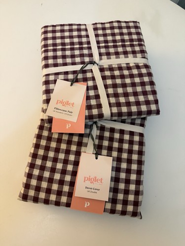 Piglet bed berry duvet - in,