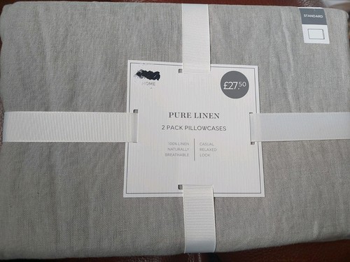 Pure linen pillowcases - pillowcases, x2