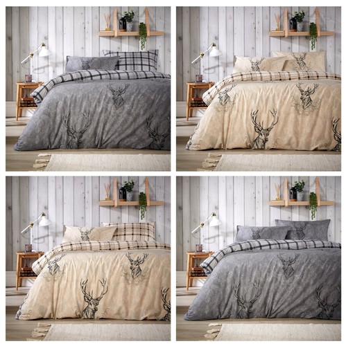 Stag duvet cover set quilt - stag,