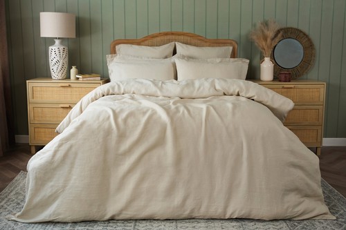 100 pure linen duvet cover - 100%,