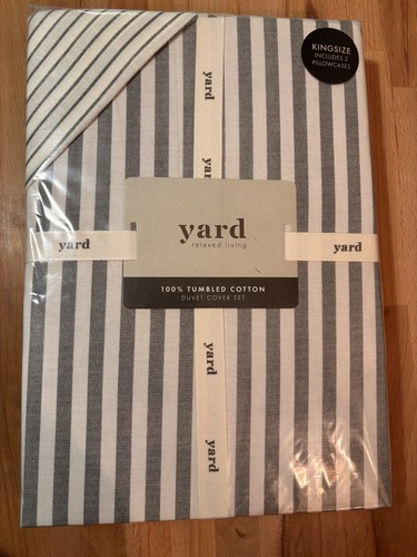 The linen yard hebden stripe - linen,