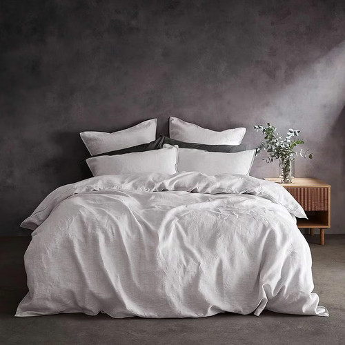 Lazy linen 100 washed white - linen,